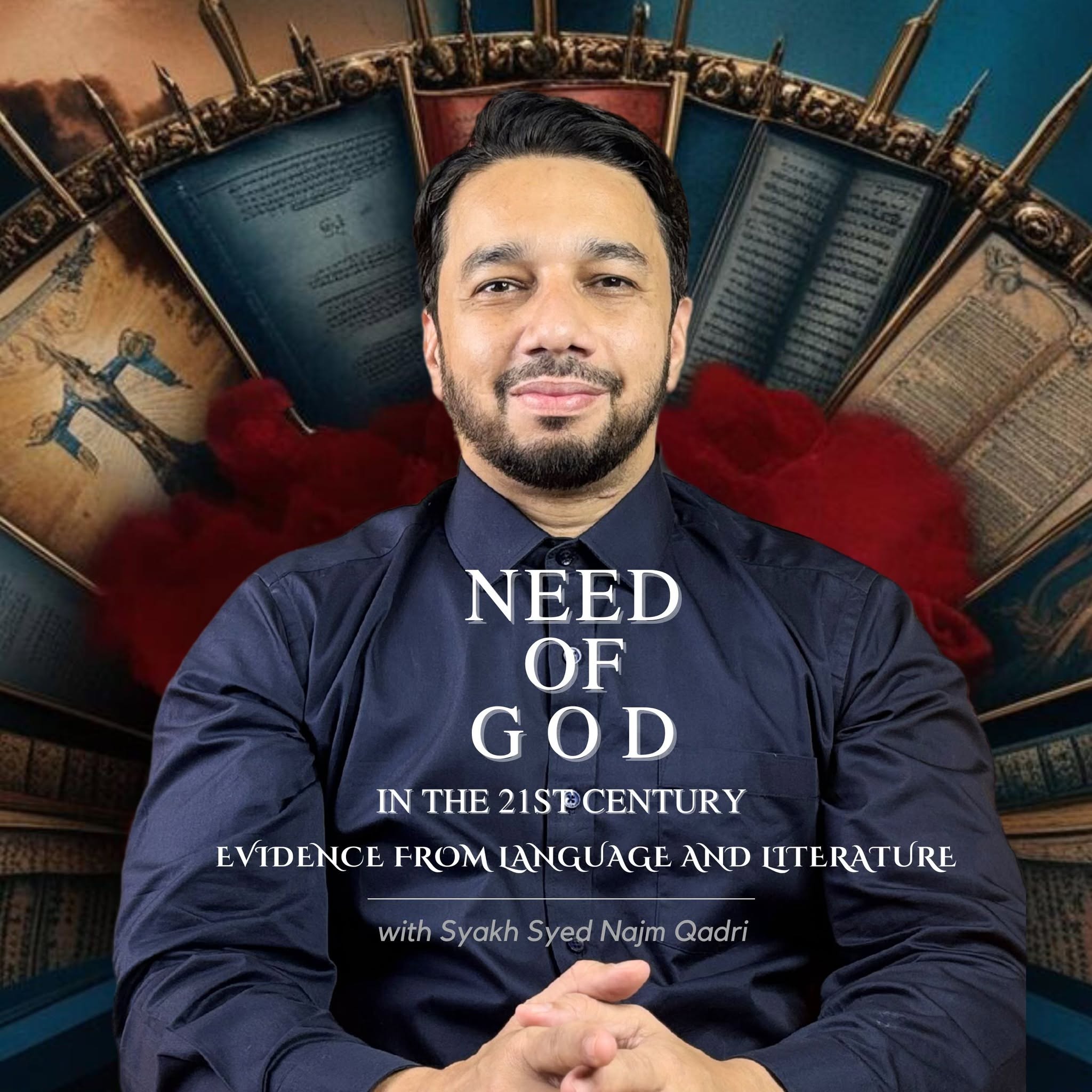 Syed Najam presenting Need of God in the 21st Century